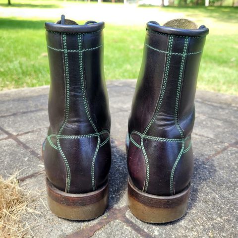 Onderhoud LCV02 Monkey Boot in Badalassi Carlo Oliva Minerva Overdyed Black
