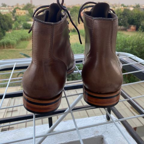 BLKBRD Rudiger Service Boot in Horween Natural Chromexcel
