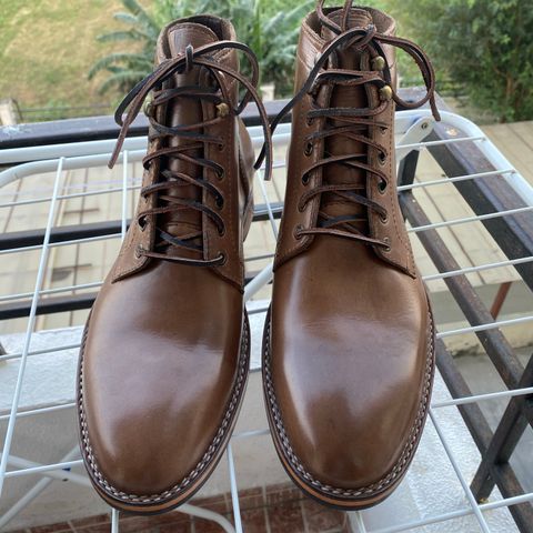 BLKBRD Rudiger Service Boot in Horween Natural Chromexcel
