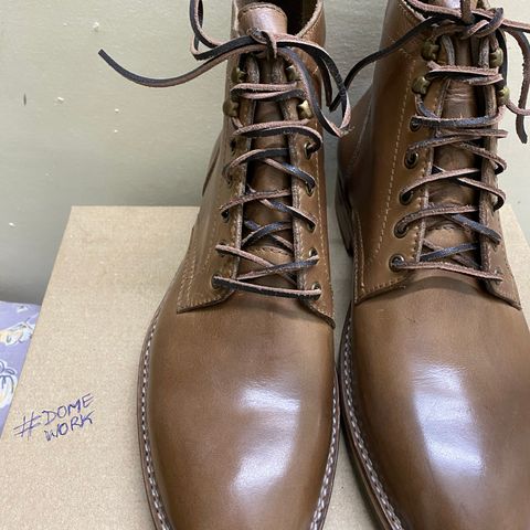 BLKBRD Rudiger Service Boot in Horween Natural Chromexcel