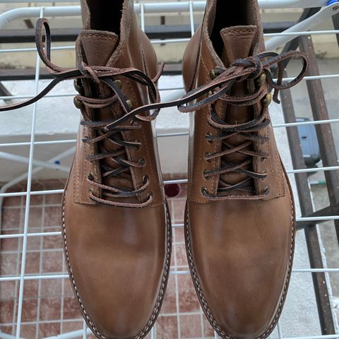 BLKBRD Rudiger Service Boot in Horween Natural Chromexcel