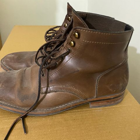 BLKBRD Rudiger Service Boot in Horween Natural Chromexcel