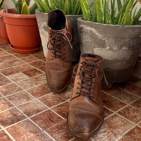 BLKBRD Rudiger Service Boot in Horween Natural Chromexcel