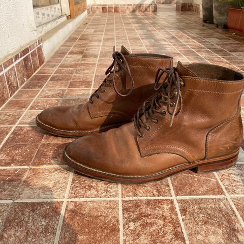 BLKBRD Rudiger Service Boot in Horween Natural Chromexcel