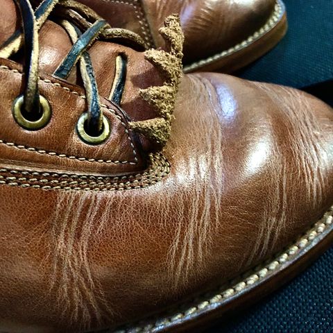 View photo of Jakkrabbits Ivories Boot in Horween Natural Dublin