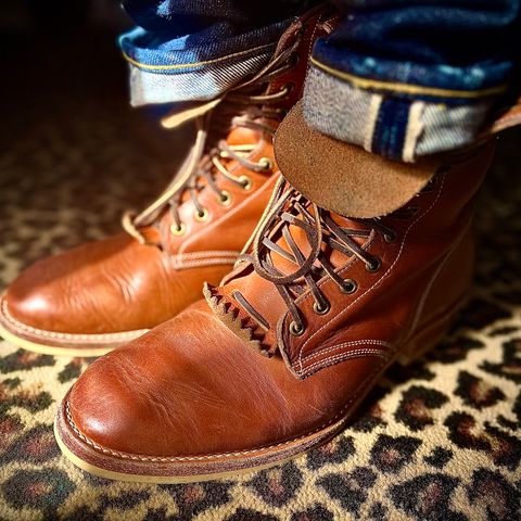 Onderhoud SVC02 Packer Boot in Badalassi Carlo Cognac Minerva