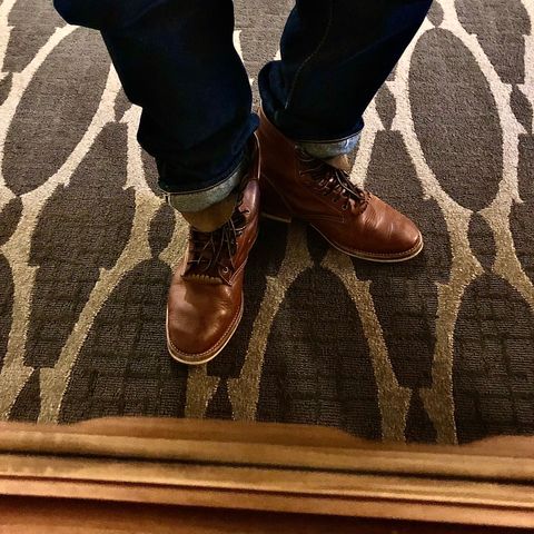 Onderhoud SVC02 Packer Boot in Badalassi Carlo Cognac Minerva