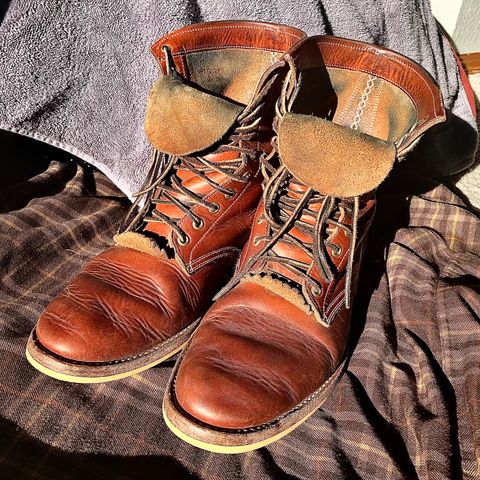 Onderhoud SVC02 Packer Boot in Badalassi Carlo Cognac Minerva