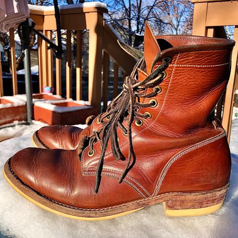 Onderhoud SVC02 Packer Boot in Badalassi Carlo Cognac Minerva