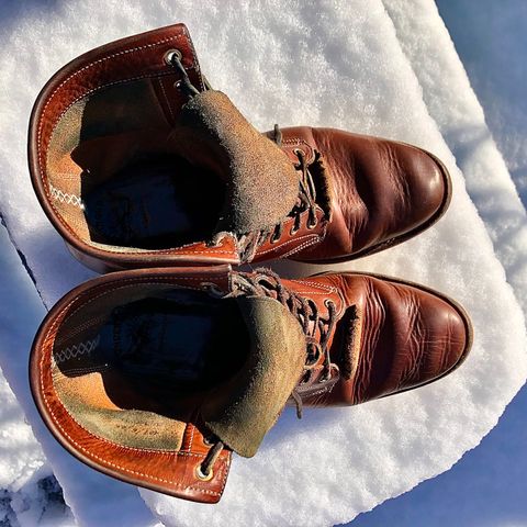 Onderhoud SVC02 Packer Boot in Badalassi Carlo Cognac Minerva