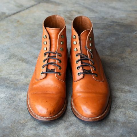 Grant Stone Diesel Boot in Horween Tan Essex
