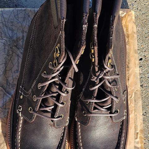 Grant Stone Field Boot in C.F. Stead Earth Waxy Commander Suede