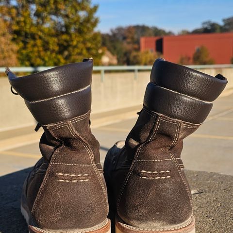 Grant Stone Field Boot in C.F. Stead Earth Waxy Commander Suede