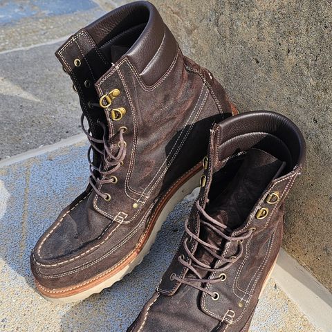Grant Stone Field Boot in C.F. Stead Earth Waxy Commander Suede