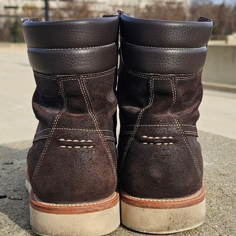 Grant Stone Field Boot in C.F. Stead Earth Waxy Commander Suede