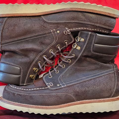 Grant Stone Field Boot in C.F. Stead Earth Waxy Commander Suede