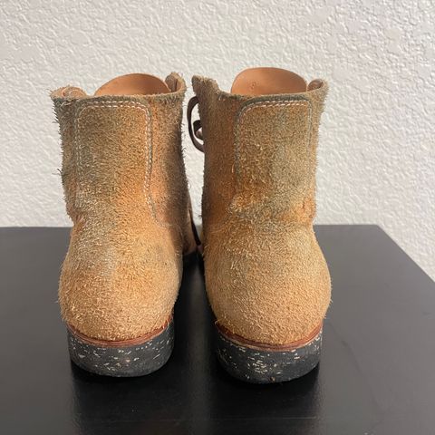Clinch Yeager Boots in Wickett & Craig Natural Latigo Roughout