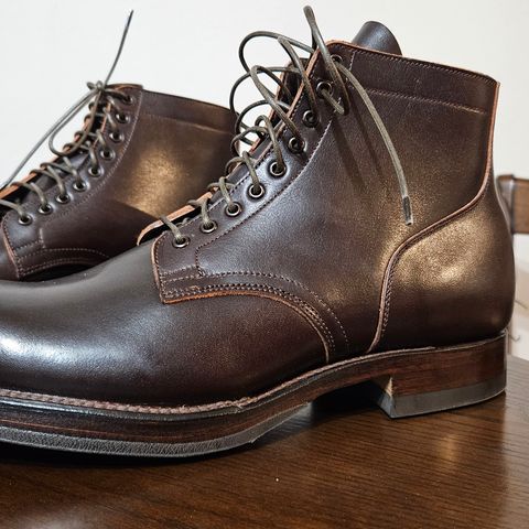 Viberg Service Boot in Horween Brown Wooly