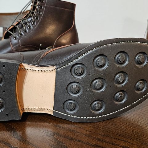 Viberg Service Boot in Horween Brown Wooly