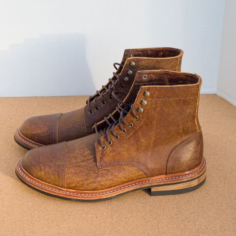 Oak Street Bootmakers Trench Boot in Badalassi Carlo Spiga Habana
