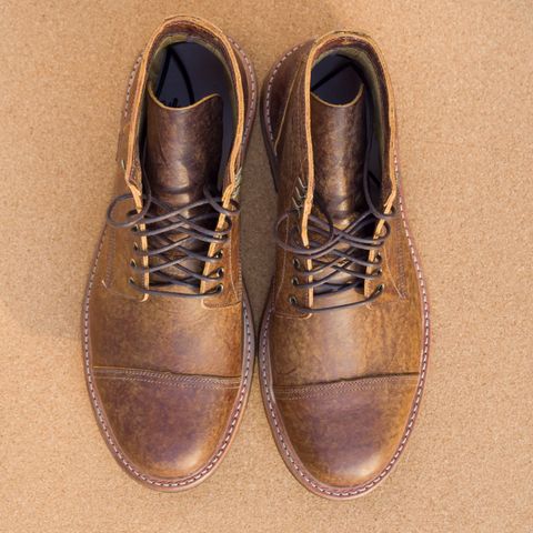 Oak Street Bootmakers Trench Boot in Badalassi Carlo Spiga Habana