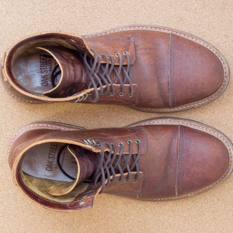 Oak Street Bootmakers Trench Boot in Badalassi Carlo Spiga Habana