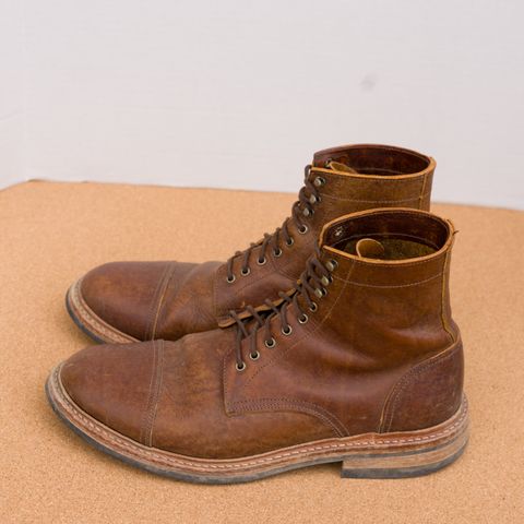Oak Street Bootmakers Trench Boot in Badalassi Carlo Spiga Habana