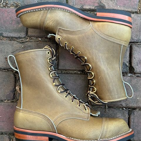 Nicks MTO in Horween Sage Chromepak