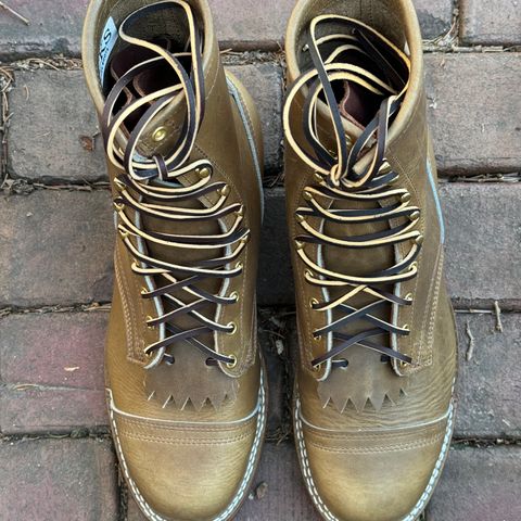 Nicks MTO in Horween Sage Chromepak