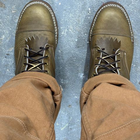 Nicks MTO in Horween Sage Chromepak