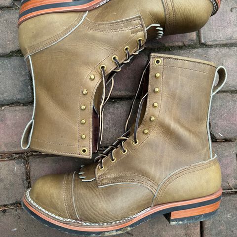 Nicks MTO in Horween Sage Chromepak
