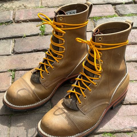 Nicks MTO in Horween Sage Chromepak