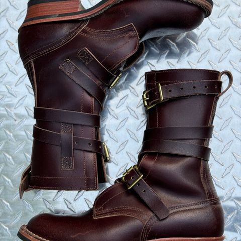 Nicks Heritage TankerPro in Horween Tan Waxed Flesh