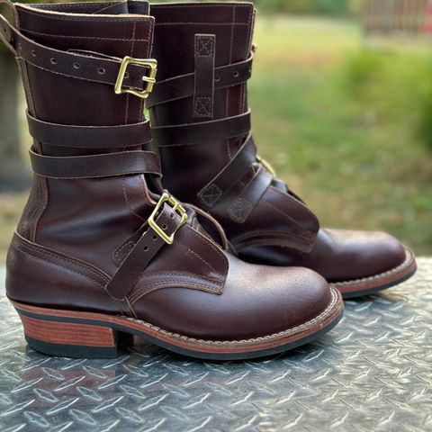 Nicks Heritage TankerPro in Horween Tan Waxed Flesh