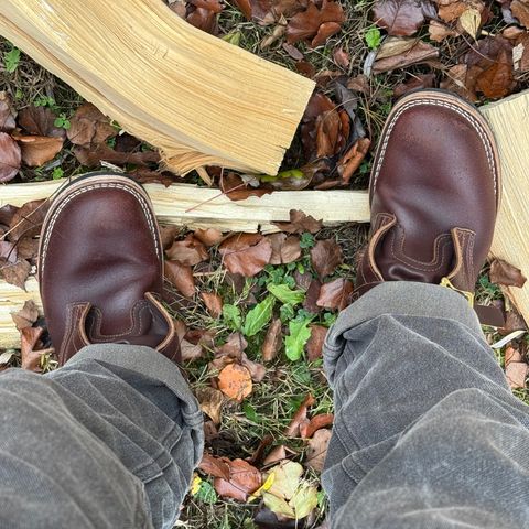 Nicks Heritage TankerPro in Horween Tan Waxed Flesh