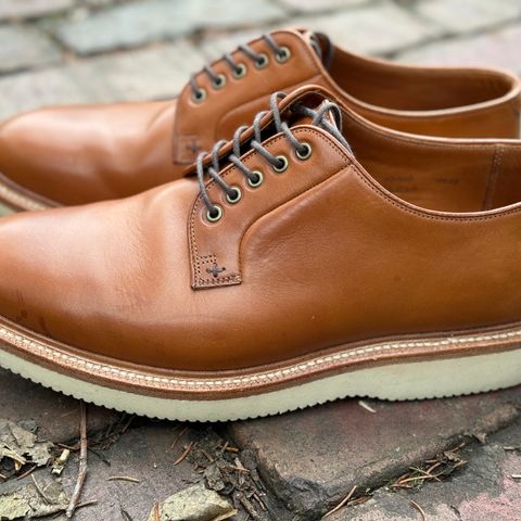 Grant Stone Plain Toe Blucher in Badalassi Carlo Saddle Tan Minerva