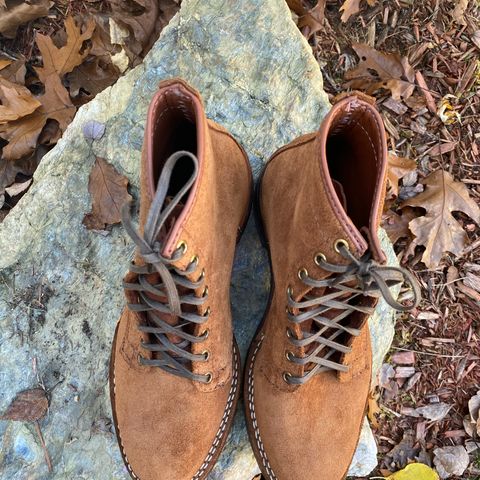 View photo of Wesco Johannes in Seidel Brown Domain Roughout