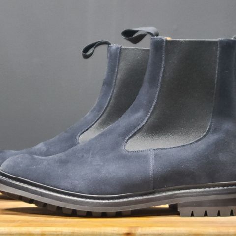 Tricker's Stephen Chelsea Boot in Zonta Oceano Castorino Suede