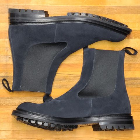 Tricker's Stephen Chelsea Boot in Zonta Oceano Castorino Suede