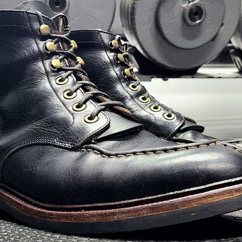 Grant Stone Ottawa Boot in Horween Black Chromexcel