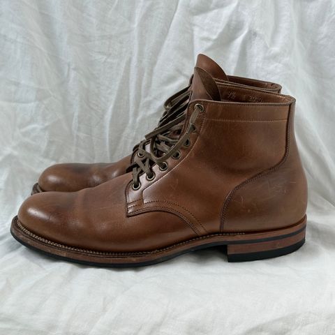 View photo of Viberg Service Boot in Horween Natural Chromexcel