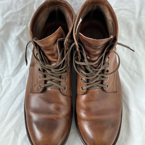 View photo of Viberg Service Boot in Horween Natural Chromexcel