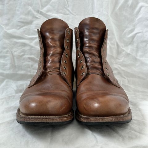 View photo of Viberg Service Boot in Horween Natural Chromexcel