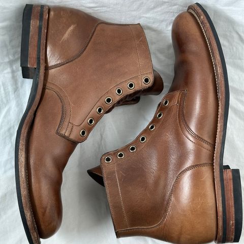 View photo of Viberg Service Boot in Horween Natural Chromexcel