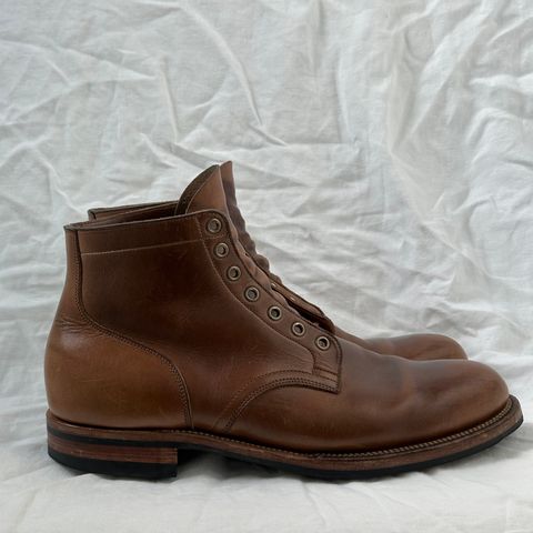 View photo of Viberg Service Boot in Horween Natural Chromexcel