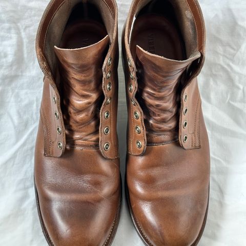 View photo of Viberg Service Boot in Horween Natural Chromexcel