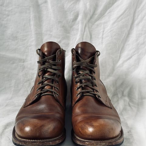 View photo of Viberg Service Boot in Horween Natural Chromexcel