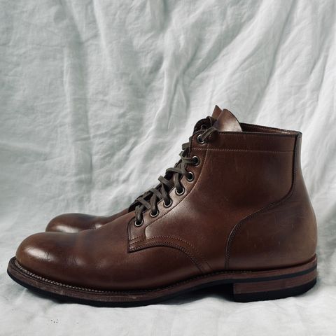 View photo of Viberg Service Boot in Horween Natural Chromexcel