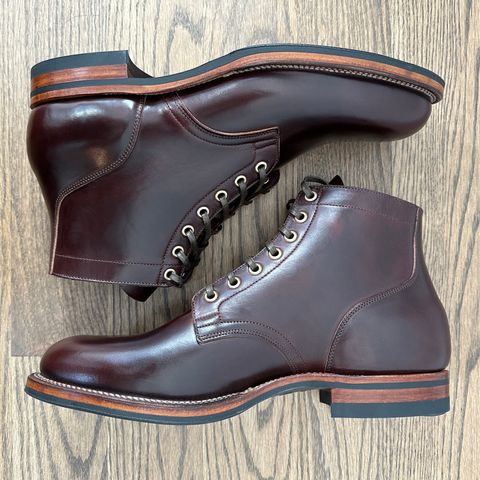 View photo of Viberg Service Boot in Horween Brown Chromexcel