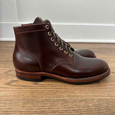 View photo of Viberg Service Boot in Horween Brown Chromexcel